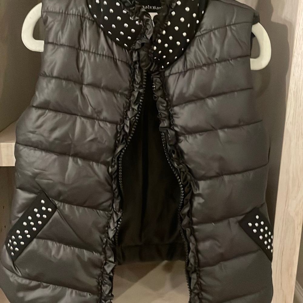 Kate Mack girls black vest size 4